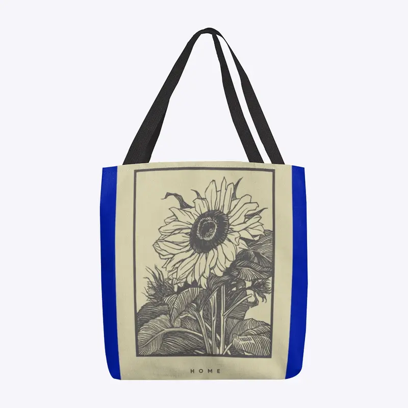 Flower tote bag